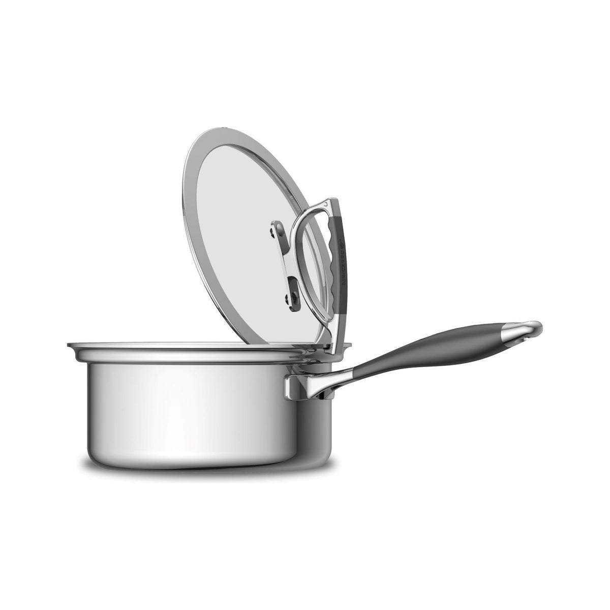  DELUXE Sauce Pan with Lid, 3 Quart 3-Ply Stainless