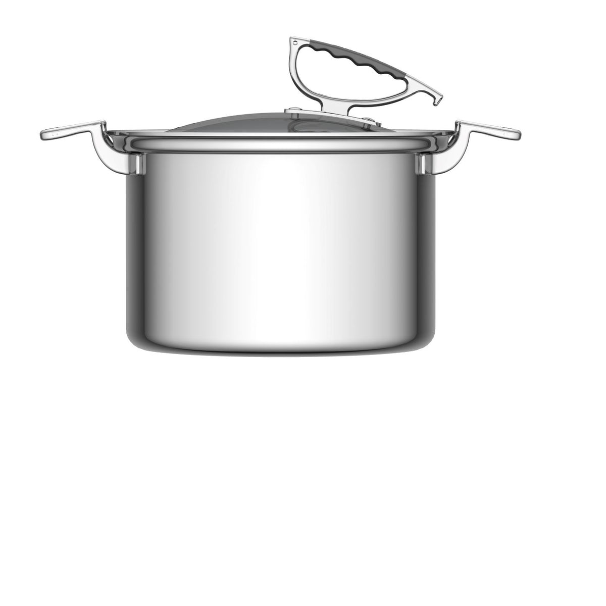 CookCraft 8 Saute Pan with Glass Latch Lid