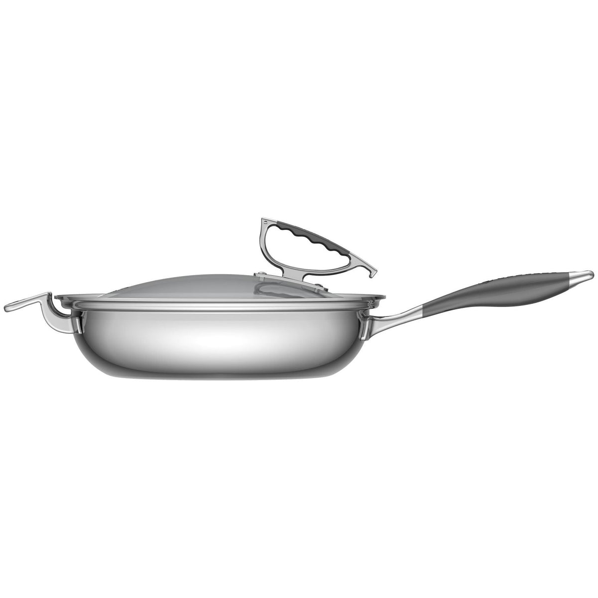 13-in FRENCH GOURMET SKILLET Magnetic T304s Surgical Stainless-Steel –  Health Craft