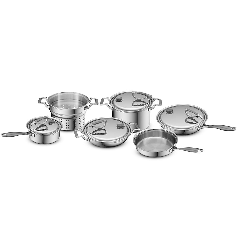 10pc Tri-Ply Stainless Steel Set