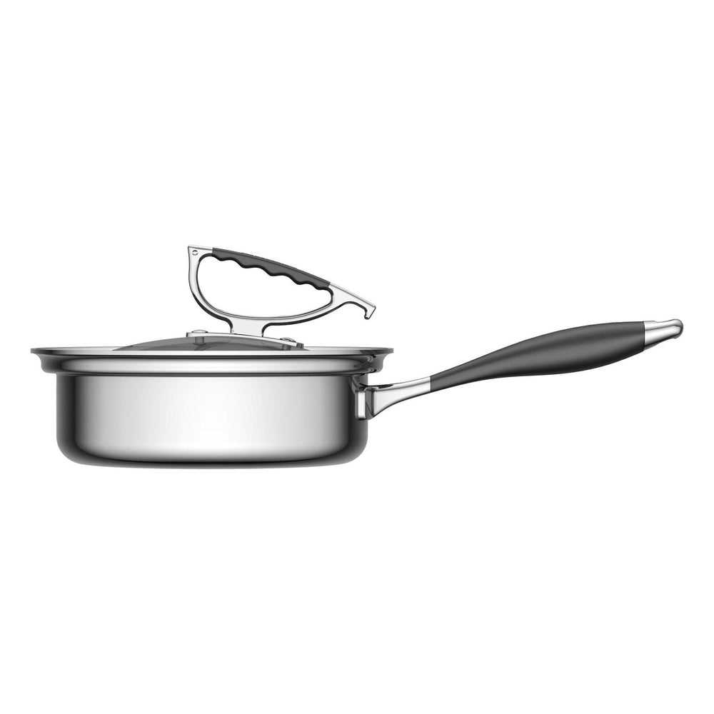 
                  
                    Load image into Gallery viewer, CookCraft 8&amp;quot; Saute Pan with Glass Latch Lid
                  
                